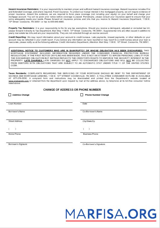 Realistic USA One bank mortgage statement in Word and PDF formats 3 sample